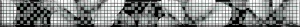 BW7H231 Бордюр стеклянный Black&White 4x44