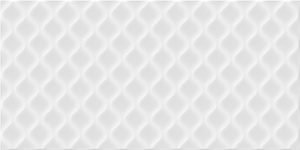 DEL052D Deco плитка рельеф белый 29,8x59,8
